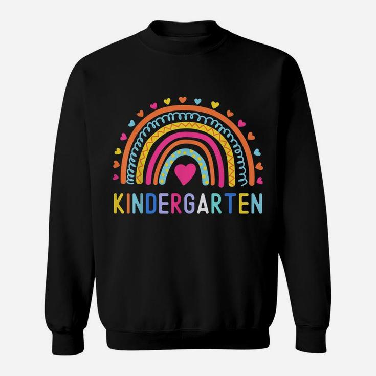 Kindergarten Rainbow Girl Boy Teacher Kid Team Kinder Squad Sweatshirt