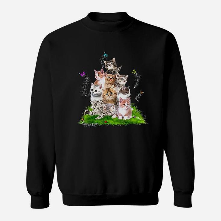 Kittens  With Cats Cute Cat Sweatshirt