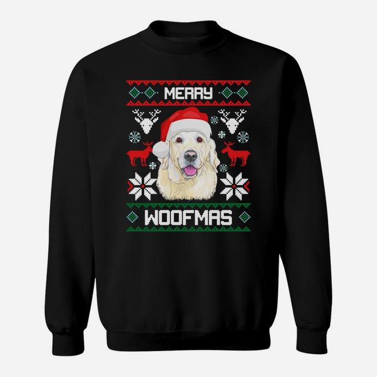 Labrador Retriever Merry Woofmas Gift For Christmas Xmas Sweatshirt Sweatshirt
