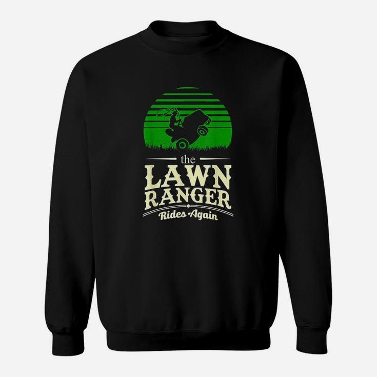 Lawn Ranger Grass Lawn Mower Cut Man Landscaper Sweatshirt