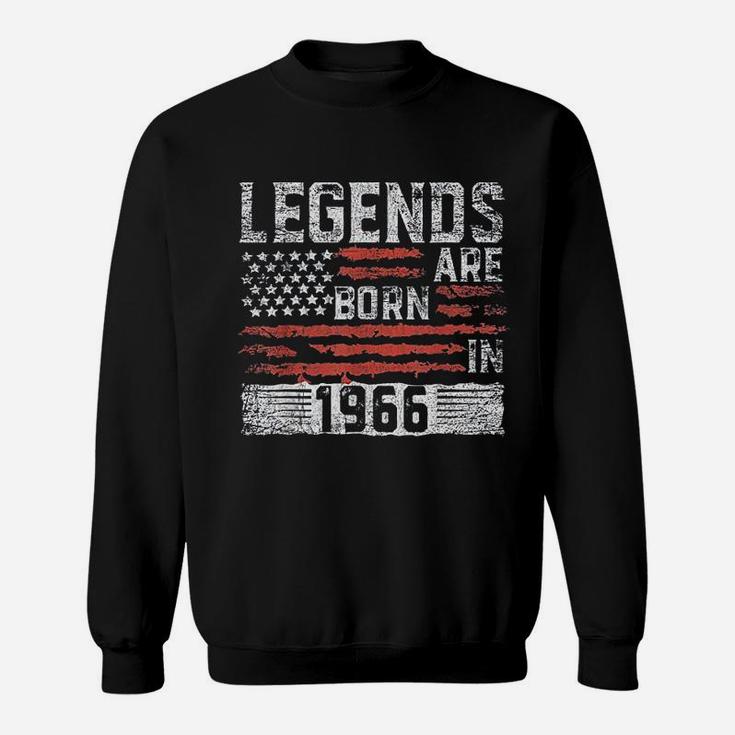 Legends Born In 1966  55Th Birthday Sweatshirt