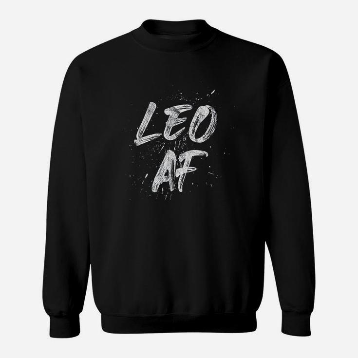 Leo Af Zodiac Sign Horoscope Astrology Birthday Gift Sweatshirt