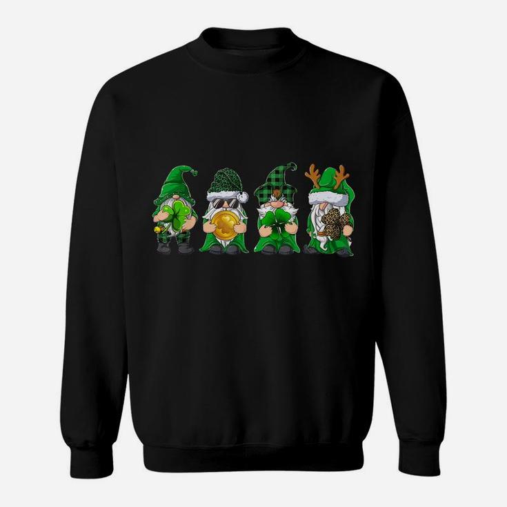 Leprechaun Gnomes St Patrick's Day Gnome Shamrock Gift Sweatshirt
