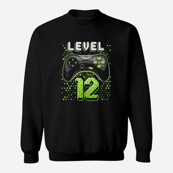 Level 12 Video Game Controller Birthday Gamer Gift Boys Sweatshirt