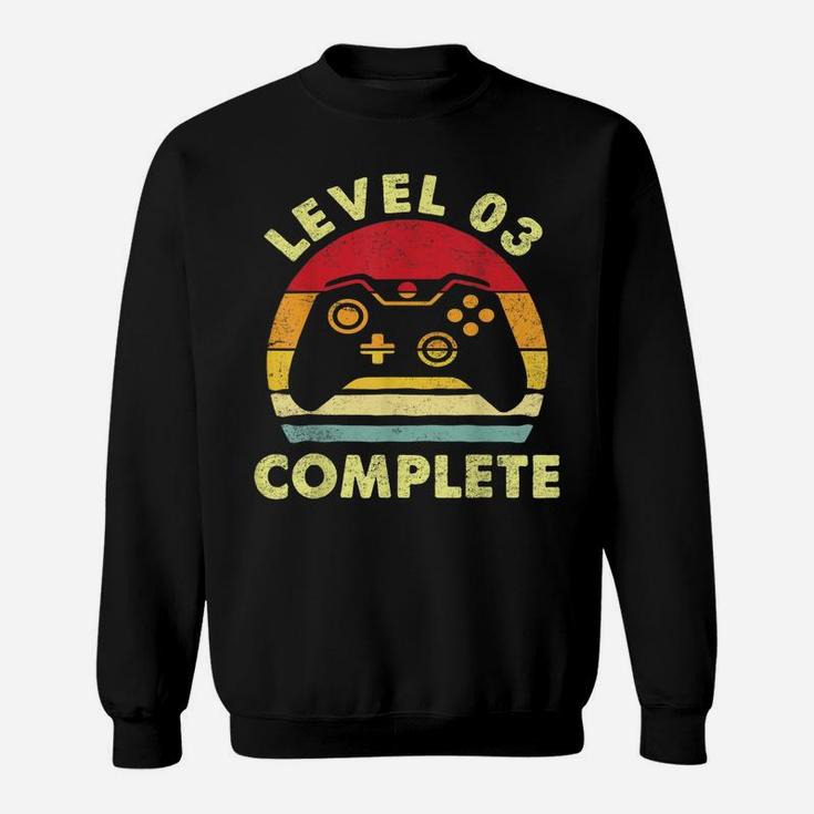 Level 3 Complete Vintage Celebrate 3Rd Wedding Sweatshirt
