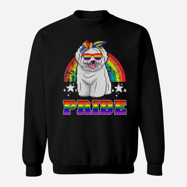 Lgbt Bichon Frise Dog Gay Pride Rainbow Sweatshirt