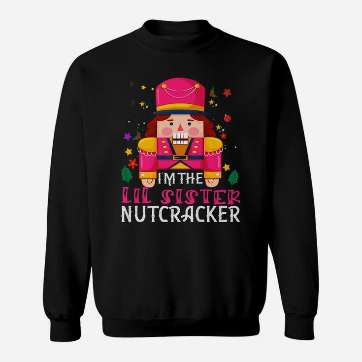 Lil Sister Nutcracker Matching Family Group Christmas Party Sweatshirt