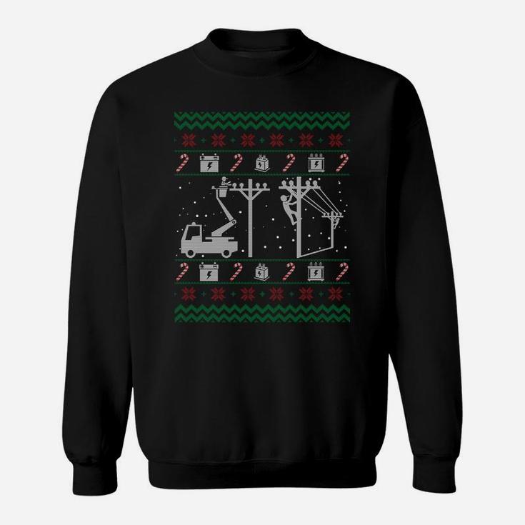 Lineman Sweatshirts For Women Men - Lineman Christmas Gifts Sweatshirt Sweatshirt