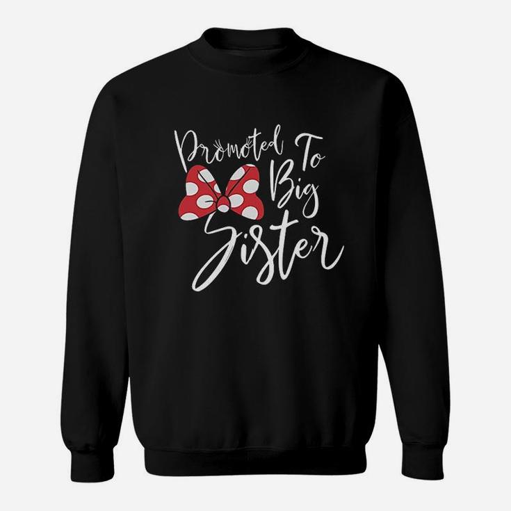 Little Baby Girls Clothes Promoted To Big Sister Print Sweatshirt