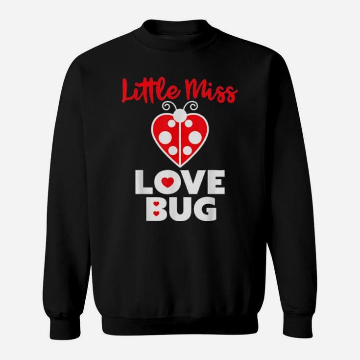 Love Valentines Day Party Matching Cute Bug Heart Ladybug Sweatshirt