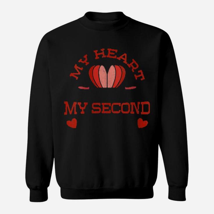 Love Valentines Day Teacher 2Nd Grade Sweatshirt