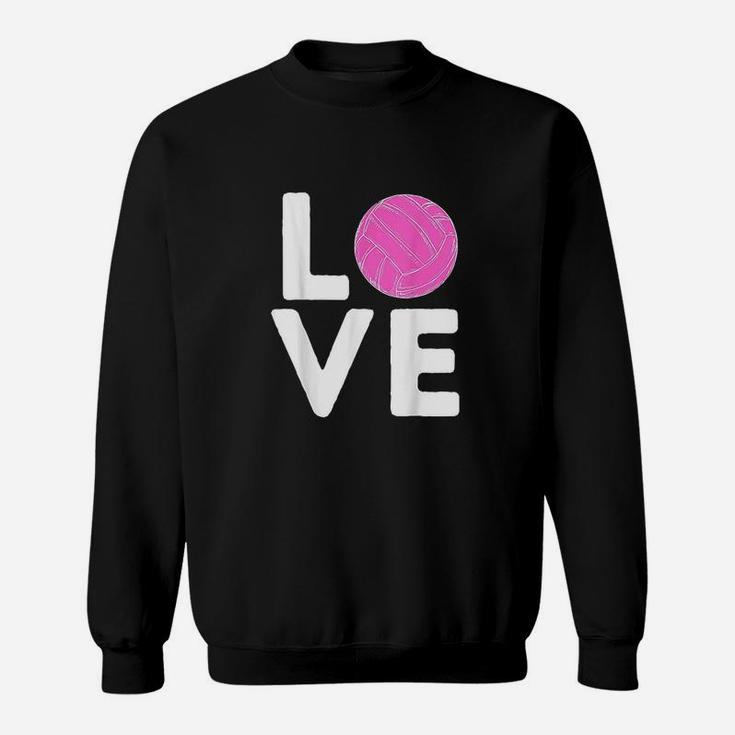 Love Volleyball Lover  Volleyball Player Gift Sweatshirt