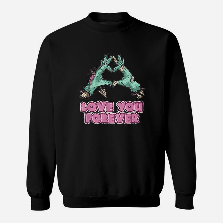 Love You Forever  Heart Sweatshirt