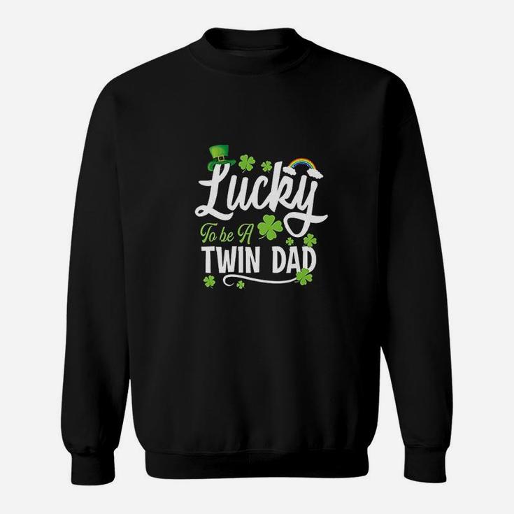 Lucky To Be A Dad Of Twins Sweatshirt