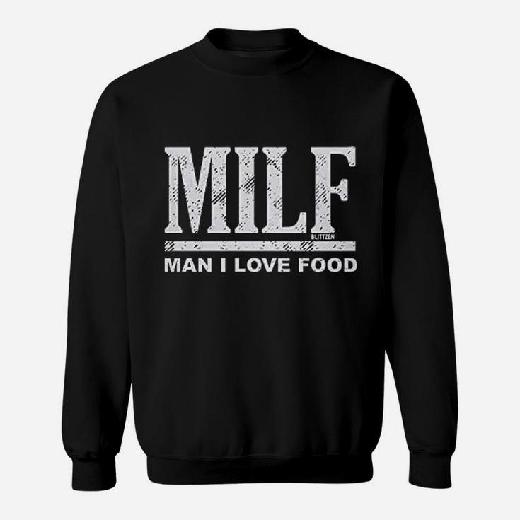M Ilf - Man I Love Food Ladies Sweatshirt