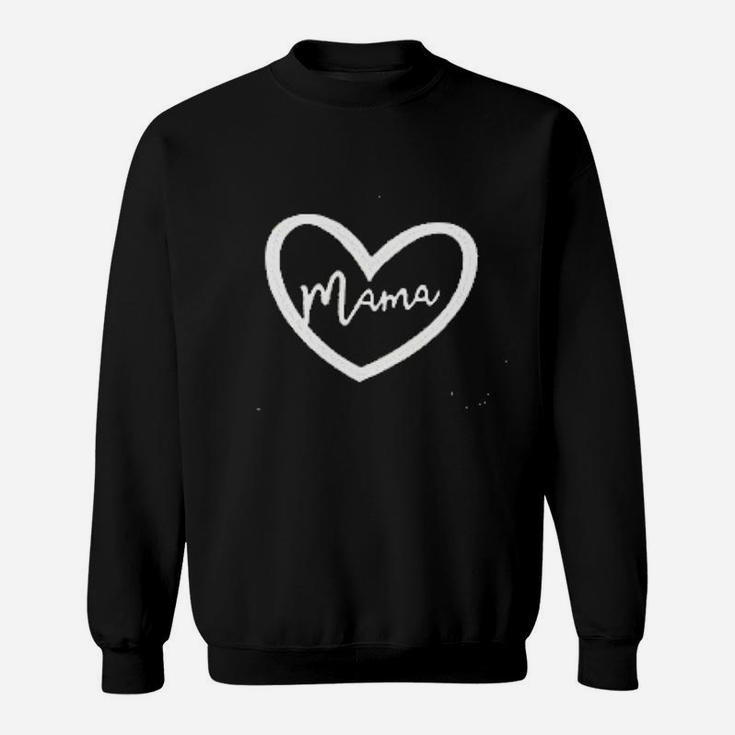Mama Cute Love Heart Sweatshirt