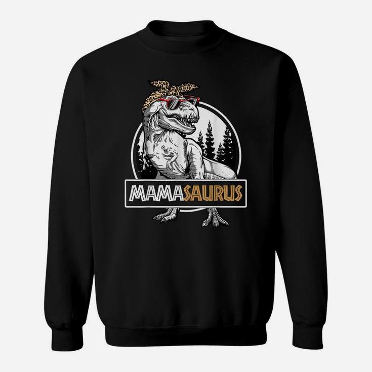 MamasaurusRex Dinosaur Mama Saurus Funny Family Matching Sweatshirt