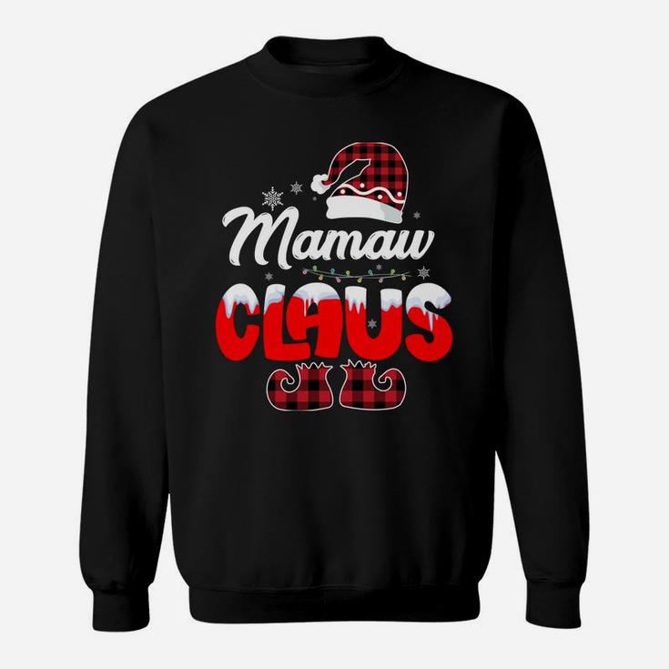 Mamaw Claus Santa Christmas Matching Family Pajama Funny Sweatshirt Sweatshirt