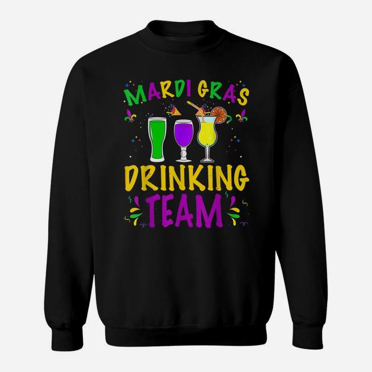 Mardi Gras Party Drinking Team Crawfish Carnival Parade Sweatshirt