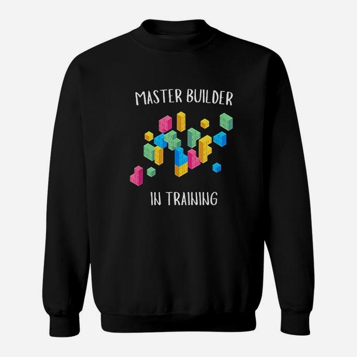 Master Builder In Training  Interlocking Blocks Sweatshirt