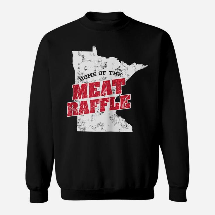 Meat Raffle Shirt Where Dreams Come Vintage Minnesota Raglan Baseball Tee Sweatshirt