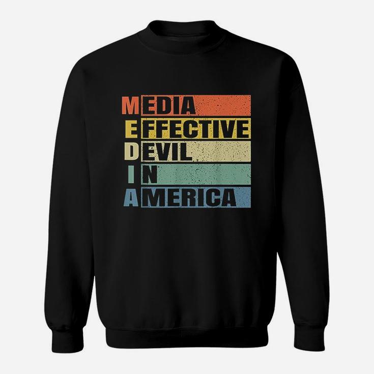 Media Most Effective Devil In America Sweatshirt
