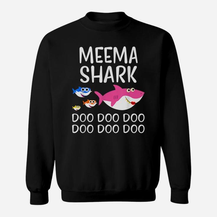 Meema Shark Shirt Funny Mothers Day Gift For Womens Mom Sweatshirt
