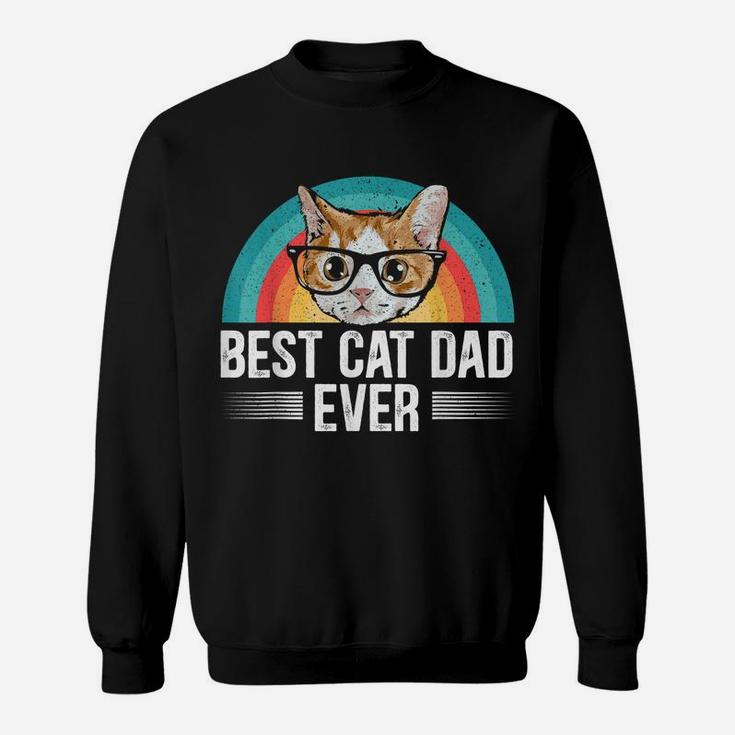 Mens Best Cad Dad Ever For A Cat Daddy Cat Lovers Sweatshirt