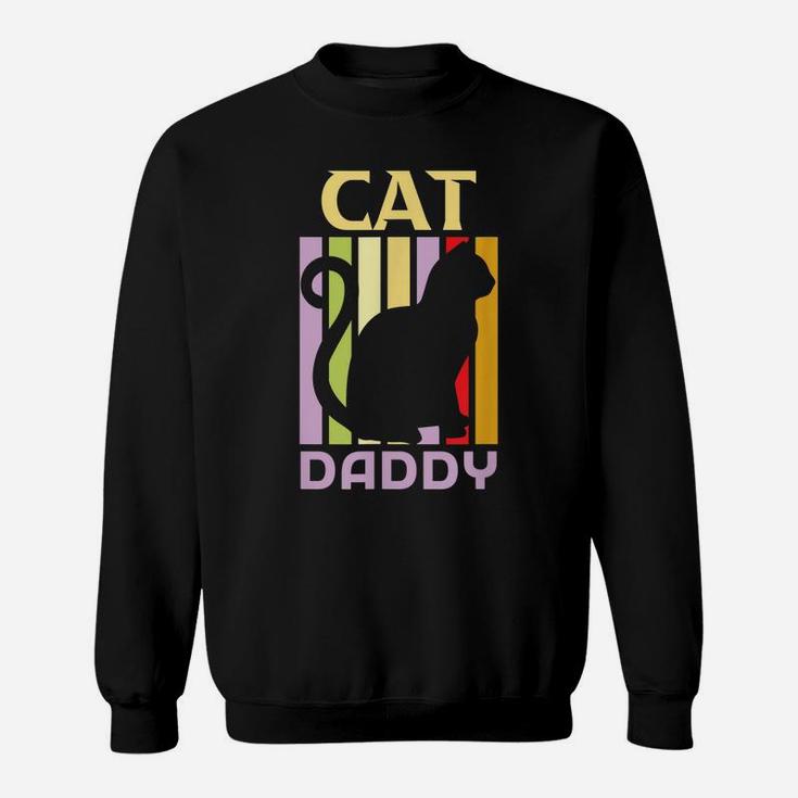 Mens Cat Daddy Shirt For Men, Cat T-Shirts Funny For Cat Lovers Sweatshirt