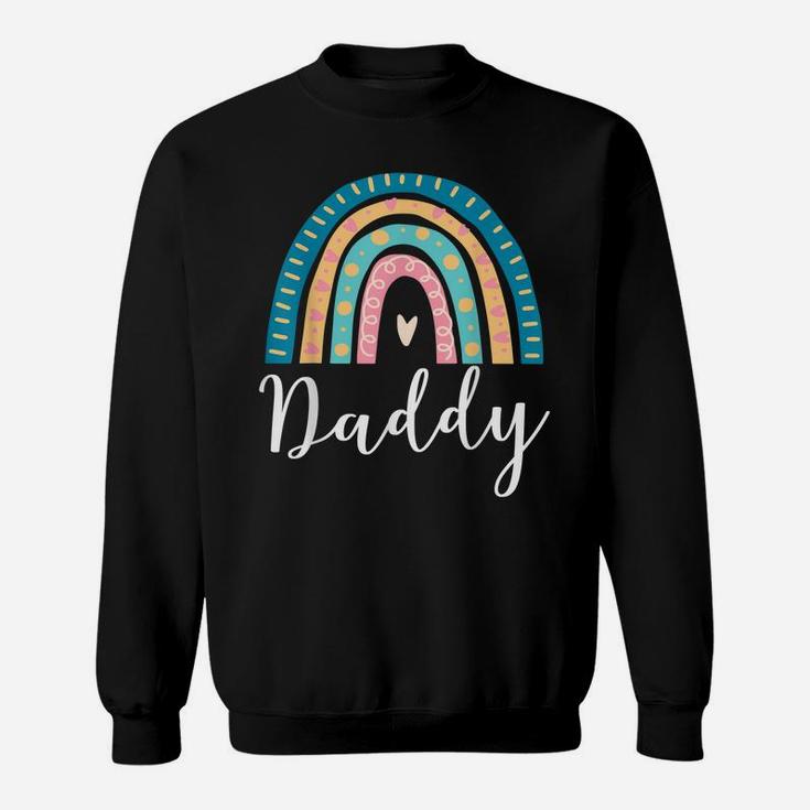 Mens Daddy Rainbow Gifts For Men Dad Family Matching Birthday Sweatshirt