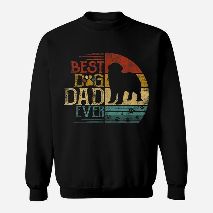 Mens Newfoundland Vintage Dog Dad Shirt Cool Father's Day Retro Sweatshirt