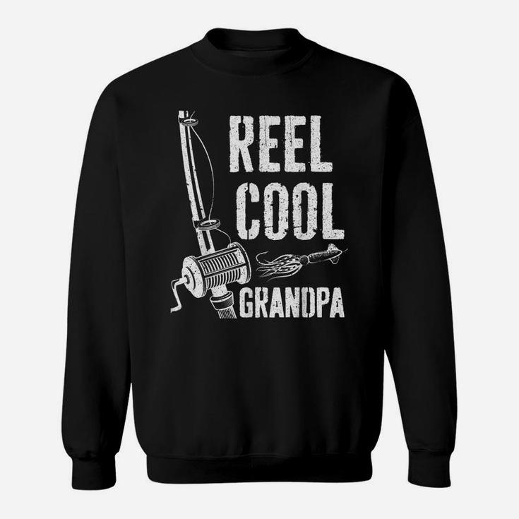 Mens Reel Cool Grandpa  Fishing Father's Day Gift Shirt Sweatshirt