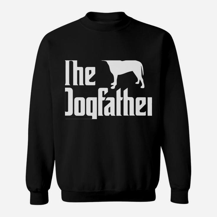 Mens The Dogfather, Pitbull Dog Dad, Best Dog Daddy Ever Sweatshirt Sweatshirt