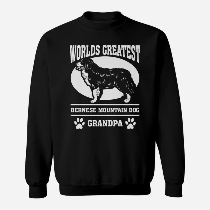 Mens Worlds Greatest Bernese Mountain Dog Grandpa Sweatshirt