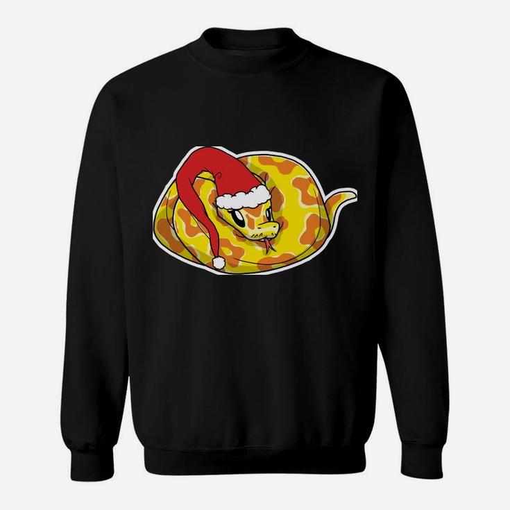 Merry Christmas Ball Python Tee | Snake Lover Sweatshirt Sweatshirt