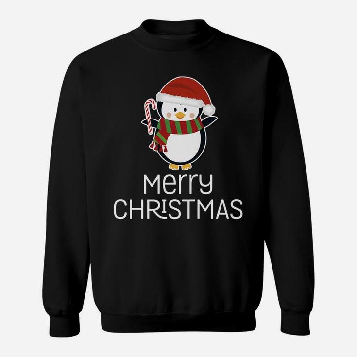 Merry Christmas Cute Penguin Happy Holiday Xmas Pun Humor Sweatshirt