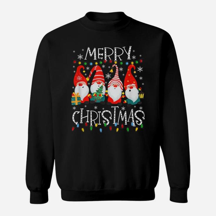 Merry Christmas Gnome Shirt Funny Family Xmas Kids Adults Sweatshirt