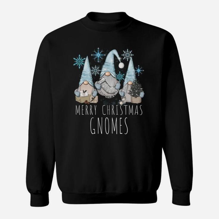 Merry Christmas Gnomies Winter Snowflake Funny Gnome Gift Sweatshirt