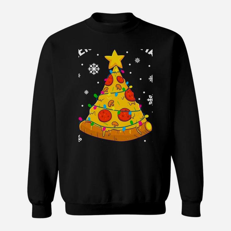 Merry Crustmas Pizza Christmas Tree Xmas Gifts Kids Men Sweatshirt Sweatshirt