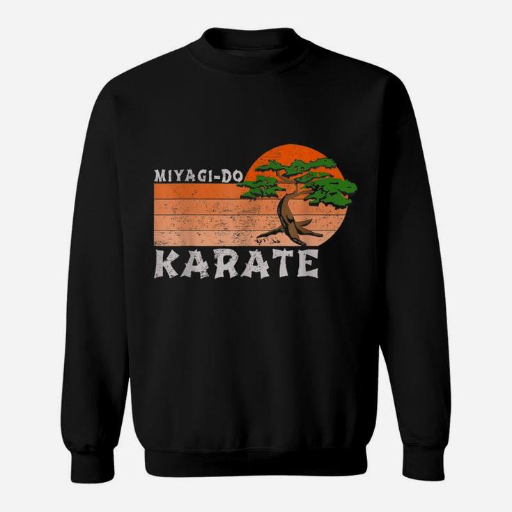 Miyagi-Do Karate Funny Vintage Karate Bonsai Tree Sweatshirt