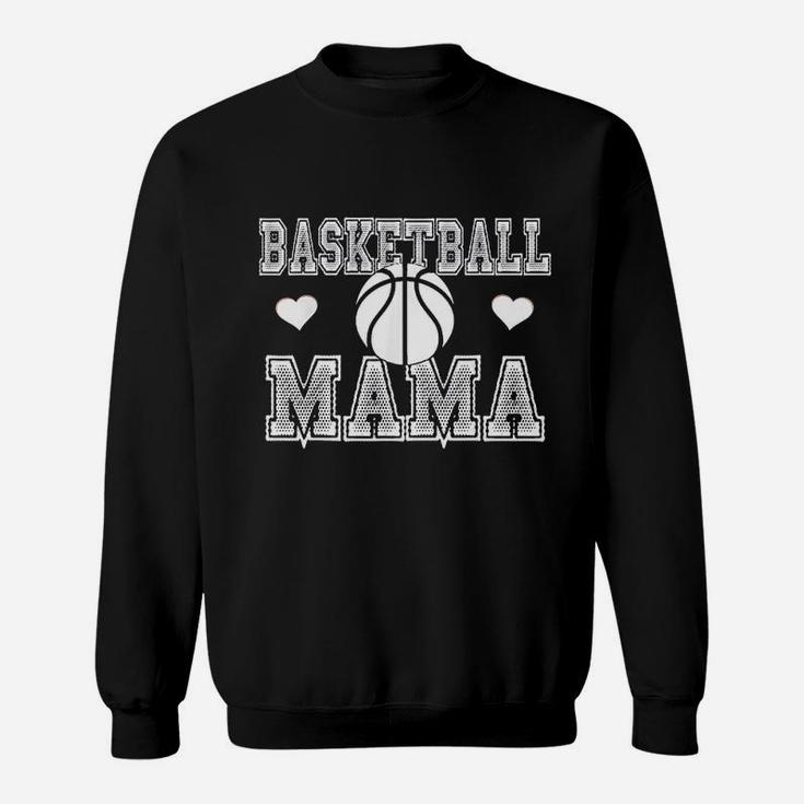 Mom Basketball For Moms  Cute Basketball Mama Sweatshirt
