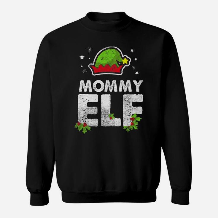 Mommy Elf Matching Family Christmas Sweatshirt