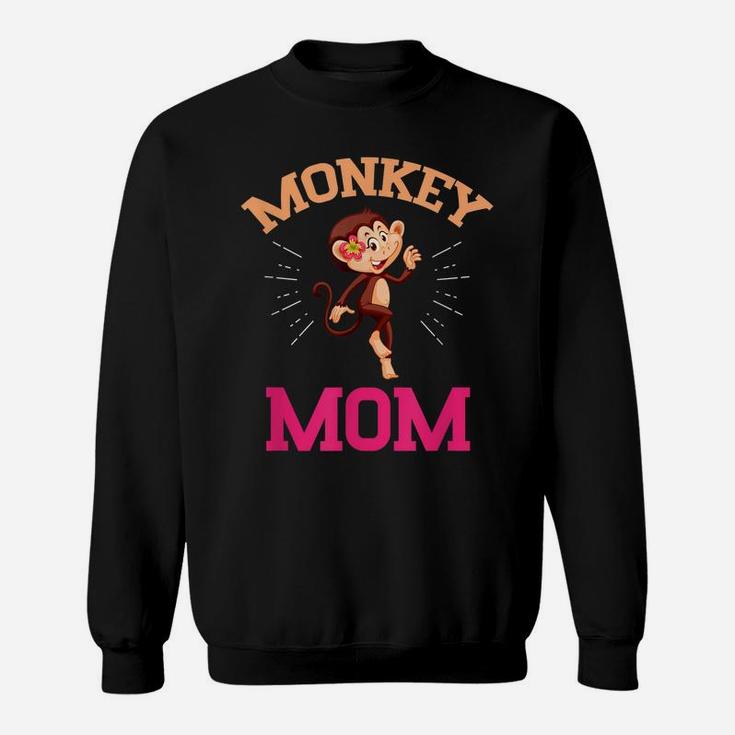 Monkey Mom Mothers Day Best Mama Ever Animal Ape Lover Sweatshirt