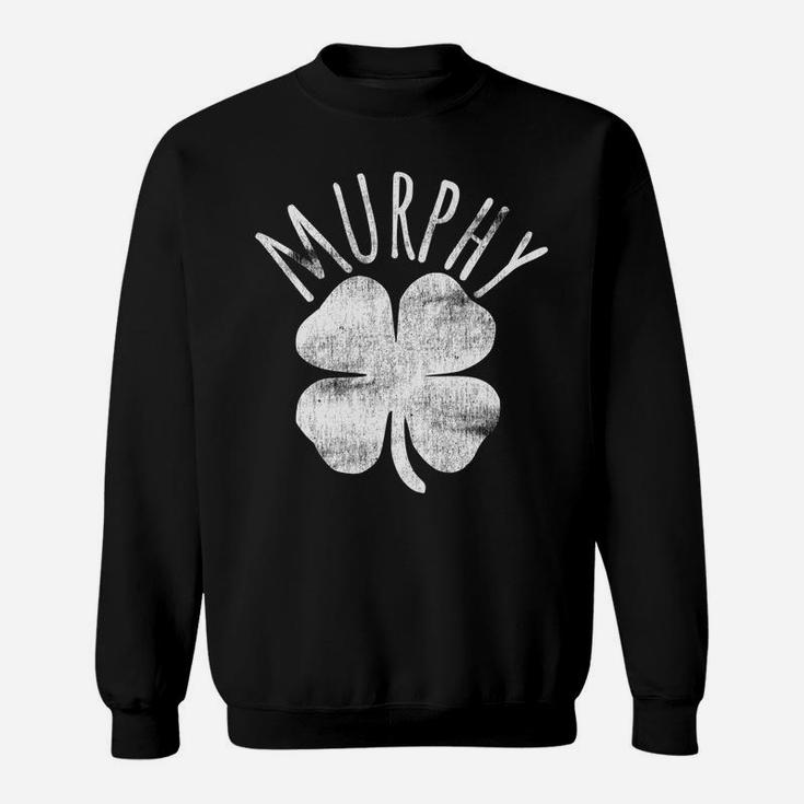 Murphy Irish Clover St Patrick's Day Matching Family Gift Sweatshirt