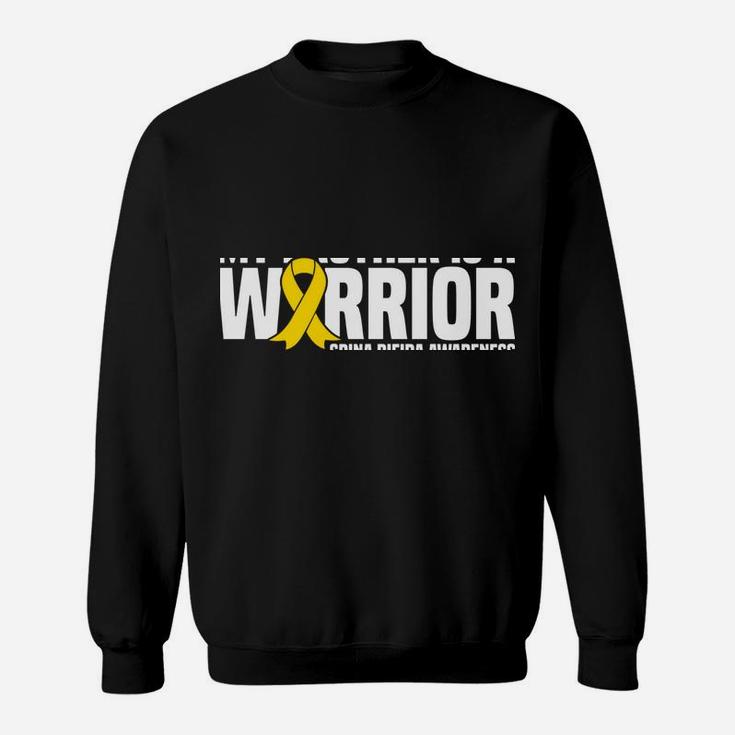 My Brother Is A Warrior Spina Bifida Awareness Sweatshirt