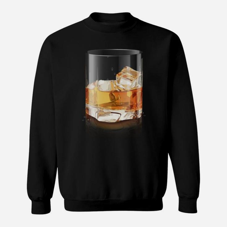 My Christmas Spirit Is Whiskey Holiday Gifts Whiskey Lover Sweatshirt Sweatshirt
