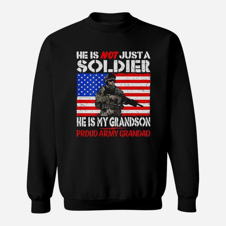 My Grandson My Soldier Proud Army Grandad Sweatshirt