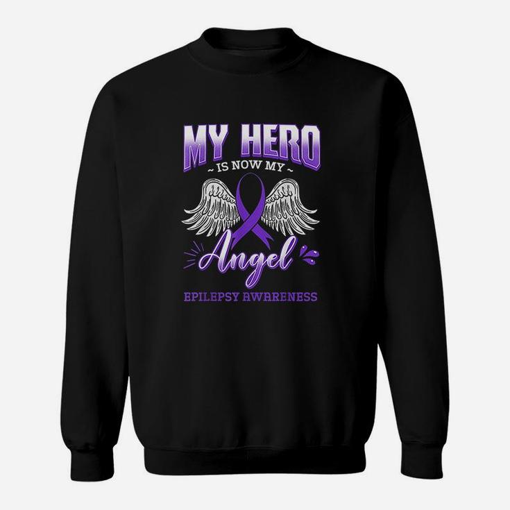 My Hero Is Now My Purple Sweatshirt