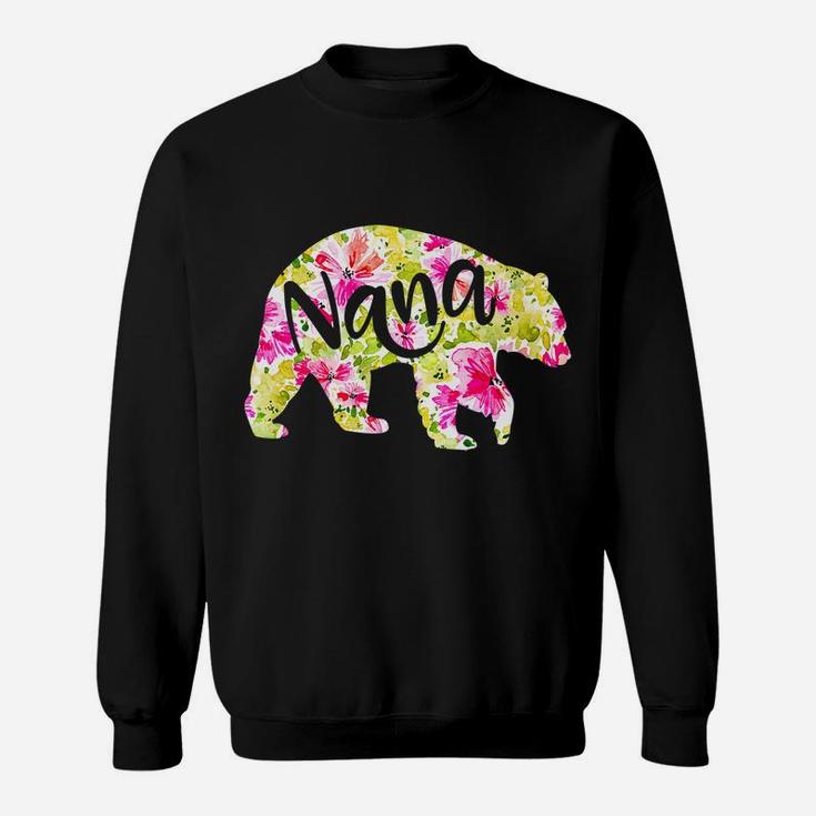 Nana Bear Gift For Women Grandma Christmas Mother's Day Sweatshirt