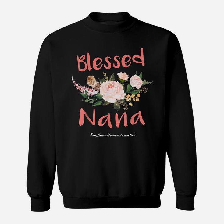 Nana-Pink-Flower Nitadesign1 Sweatshirt